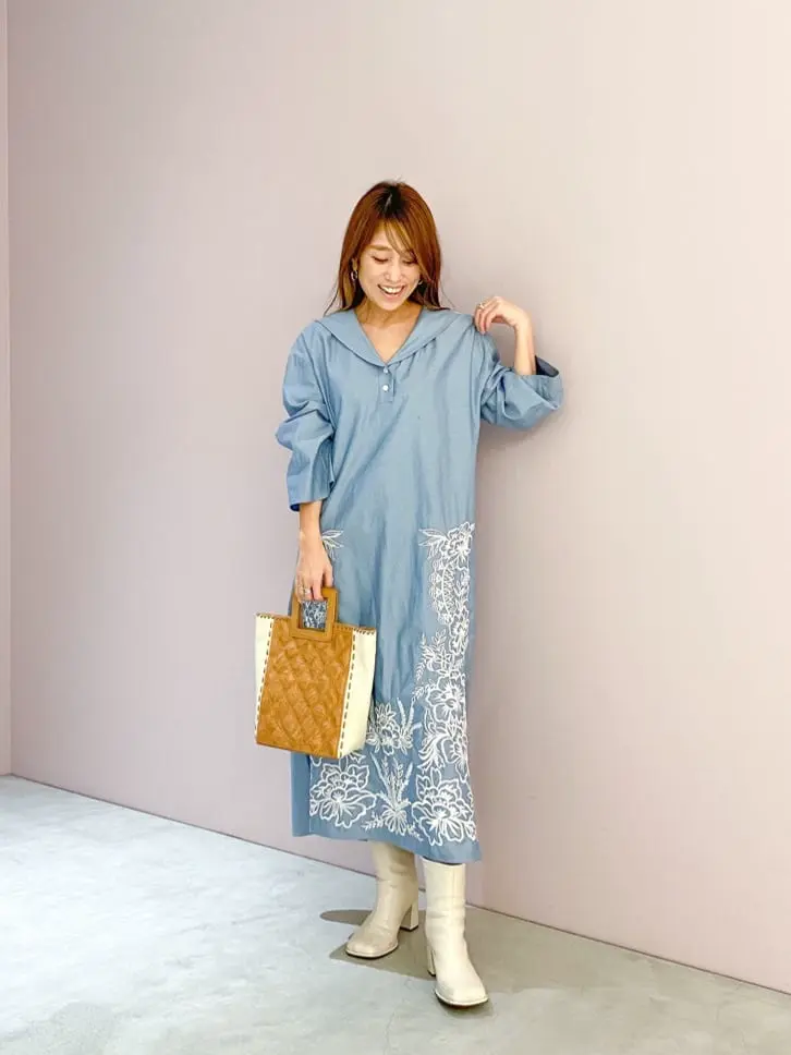 ORIGINATED IN GRACE CONTINENTAL yukimi yonee コーディネート画像