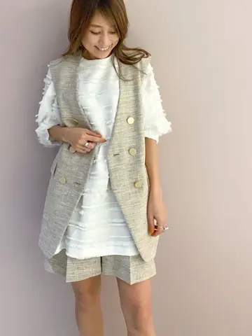 ORIGINATED IN GRACE CONTINENTAL yukimi yonee コーディネート画像