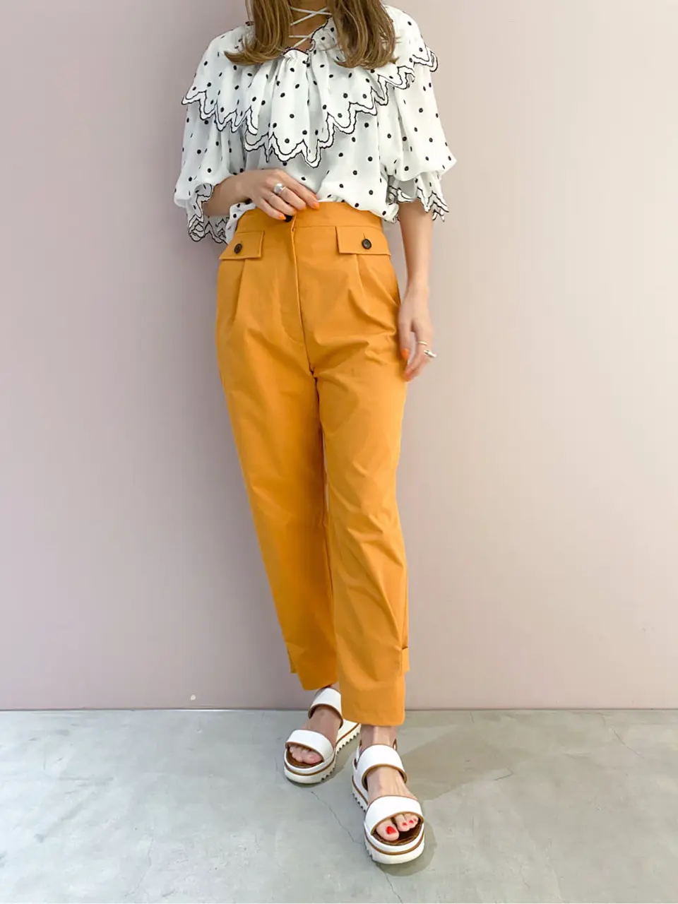 ORIGINATED IN GRACE CONTINENTAL yukimi yonee コーディネート画像