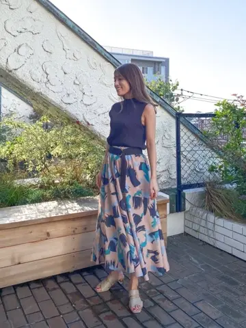 ORIGINATED IN GRACE CONTINENTAL yukimi yonee コーディネート画像