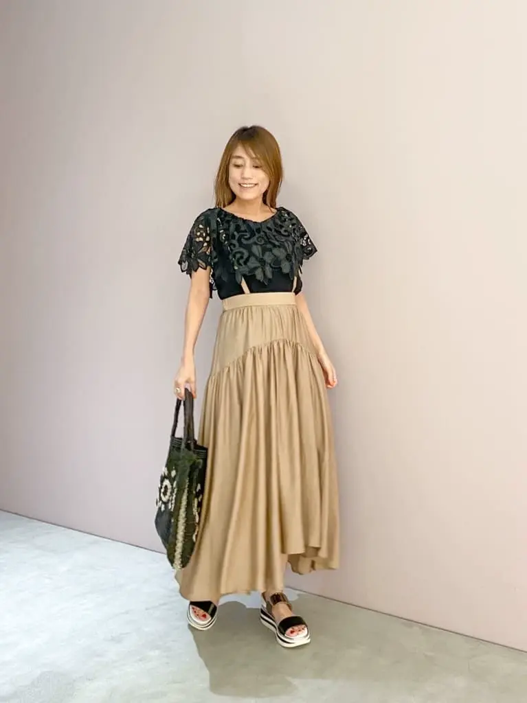 ORIGINATED IN GRACE CONTINENTAL yukimi yonee コーディネート画像