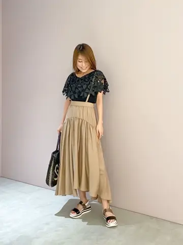 ORIGINATED IN GRACE CONTINENTAL yukimi yonee コーディネート画像