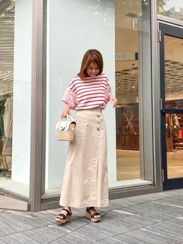 ORIGINATED IN GRACE CONTINENTAL yukimi yonee コーディネート画像