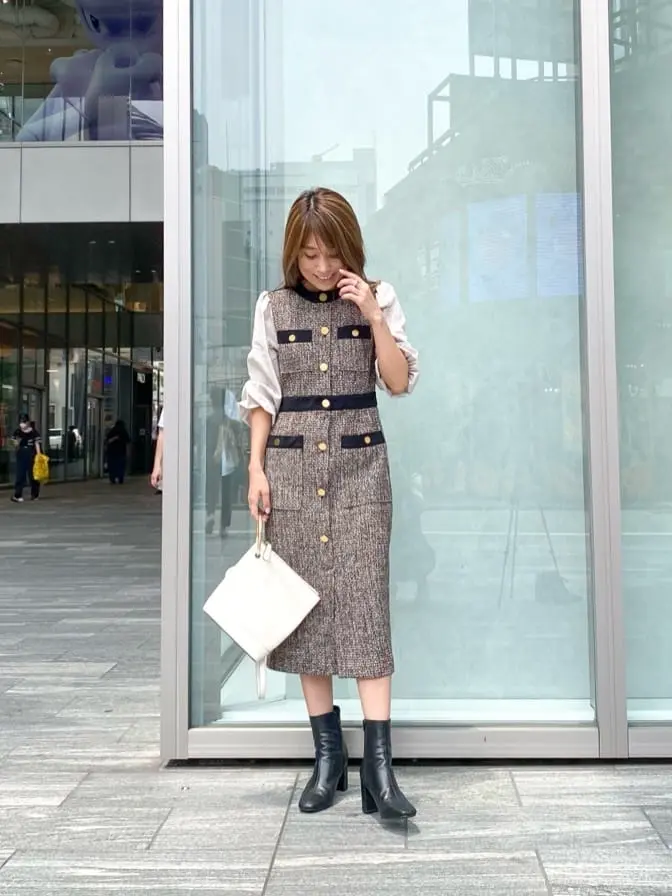 ORIGINATED IN GRACE CONTINENTAL yukimi yonee コーディネート画像