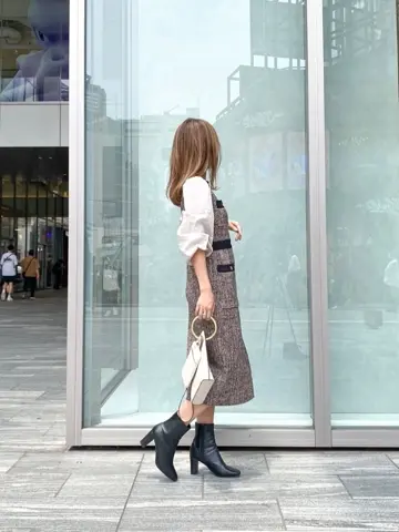 ORIGINATED IN GRACE CONTINENTAL yukimi yonee コーディネート画像