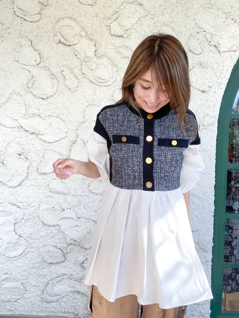 ORIGINATED IN GRACE CONTINENTAL yukimi yonee コーディネート画像