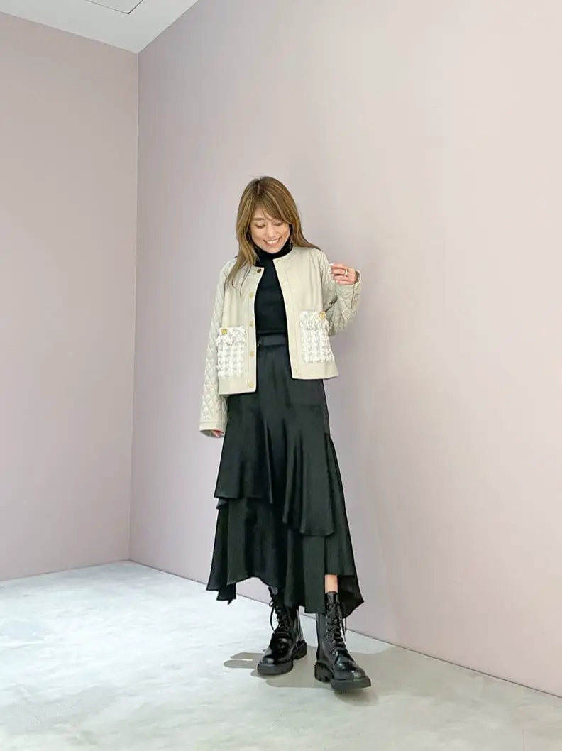 ORIGINATED IN GRACE CONTINENTAL yukimi yonee コーディネート画像