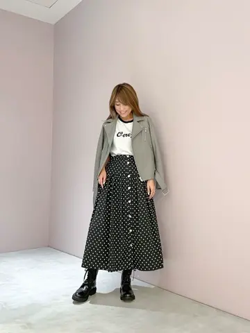 ORIGINATED IN GRACE CONTINENTAL yukimi yonee コーディネート画像