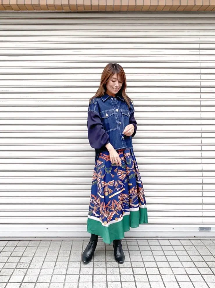 ORIGINATED IN GRACE CONTINENTAL yukimi yonee コーディネート画像