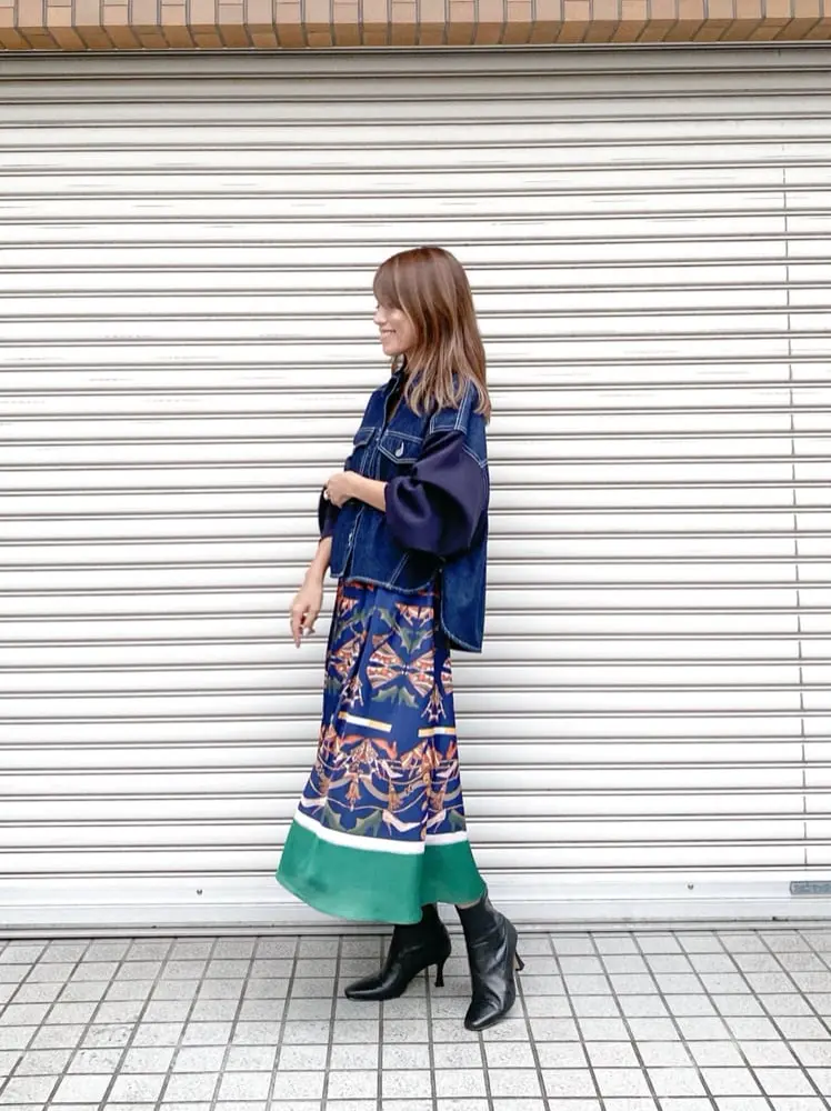 ORIGINATED IN GRACE CONTINENTAL yukimi yonee コーディネート画像