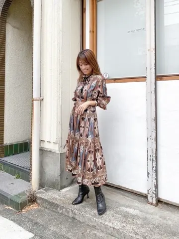 ORIGINATED IN GRACE CONTINENTAL yukimi yonee コーディネート画像