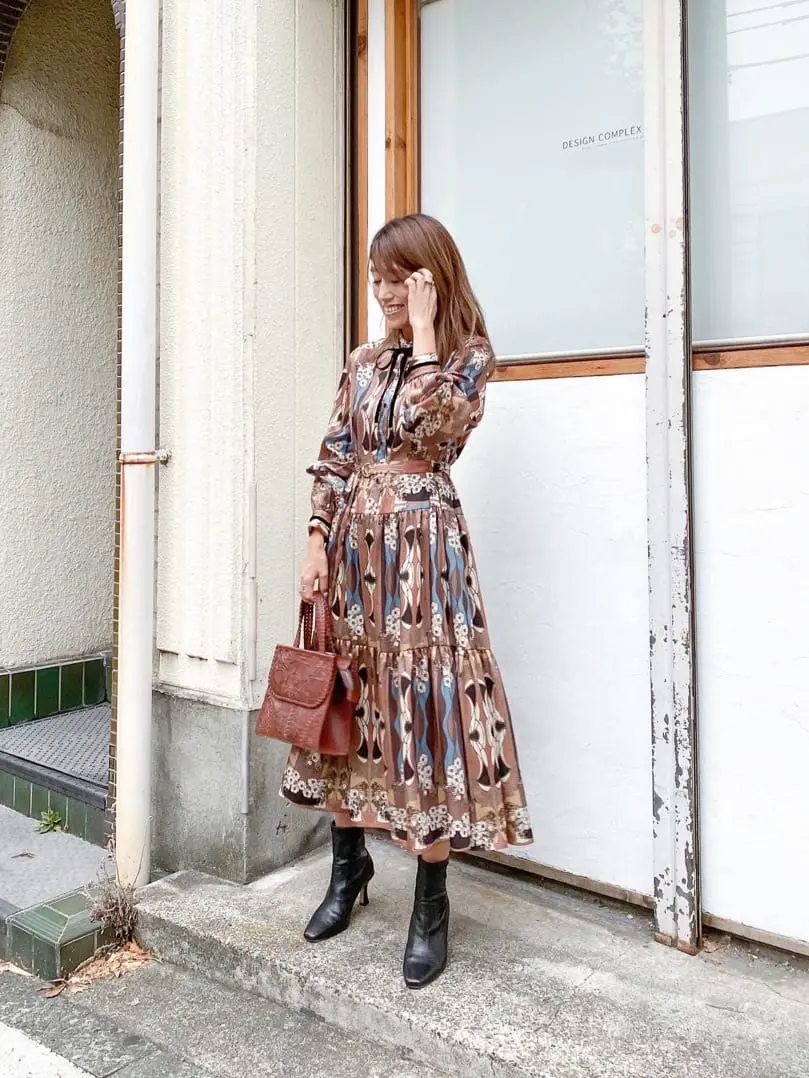 ORIGINATED IN GRACE CONTINENTAL yukimi yonee コーディネート画像