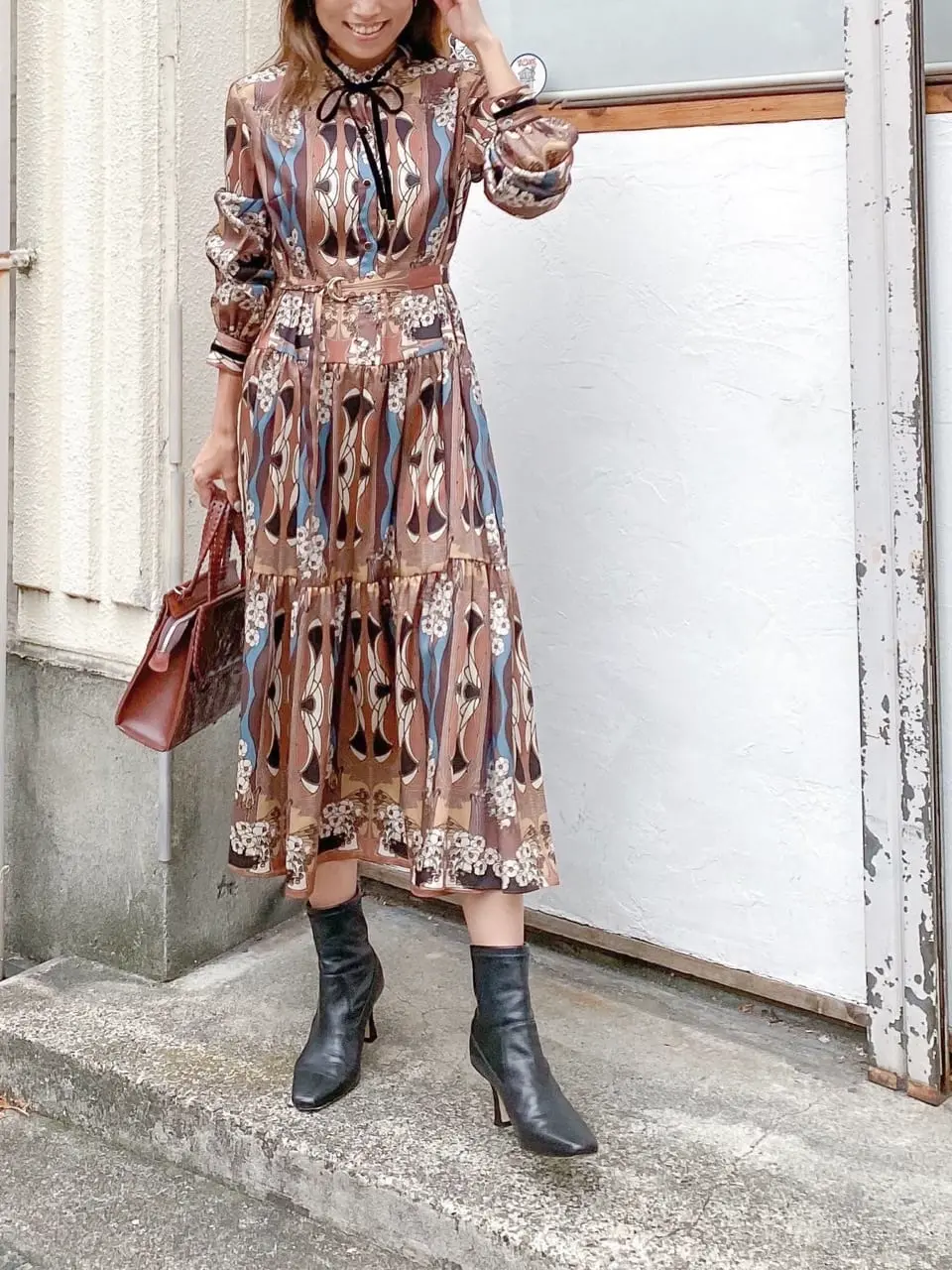 ORIGINATED IN GRACE CONTINENTAL yukimi yonee コーディネート画像