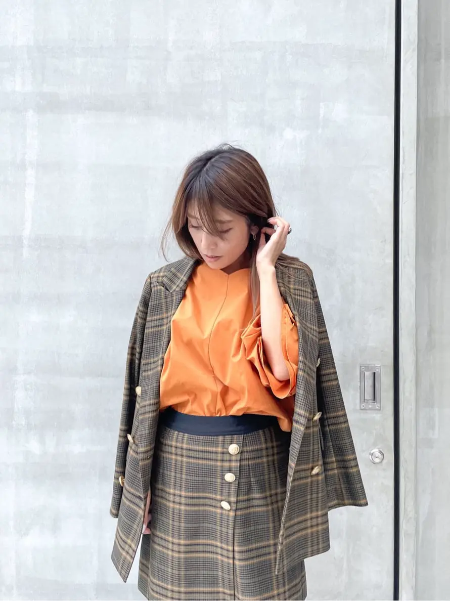 ORIGINATED IN GRACE CONTINENTAL yukimi yonee コーディネート画像