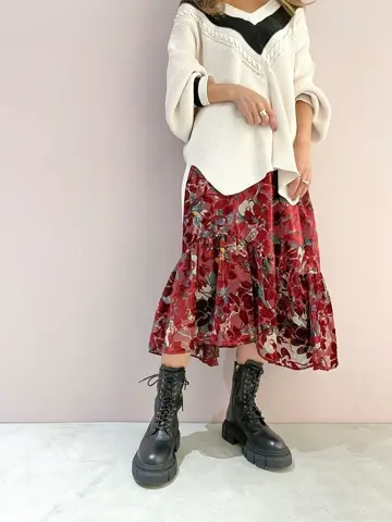 ORIGINATED IN GRACE CONTINENTAL yukimi yonee コーディネート画像