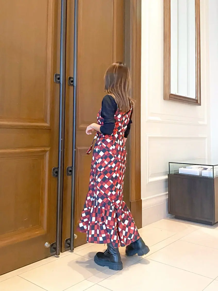 ORIGINATED IN GRACE CONTINENTAL yukimi yonee コーディネート画像