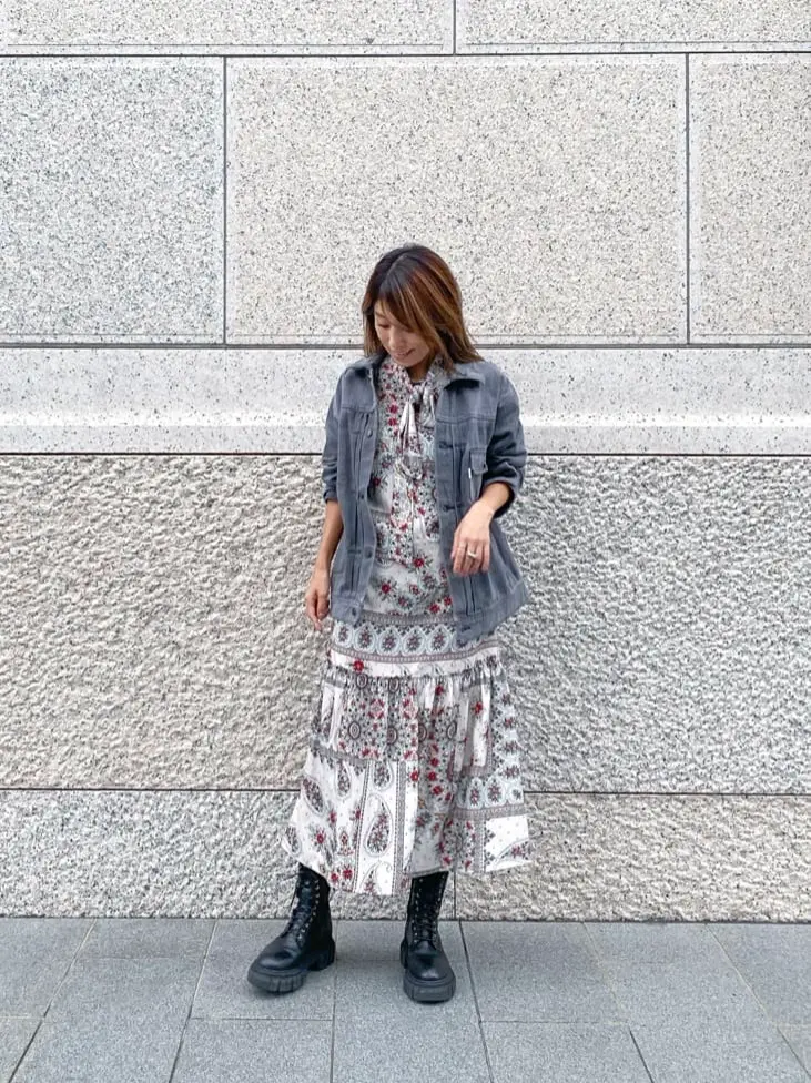 ORIGINATED IN GRACE CONTINENTAL yukimi yonee コーディネート画像