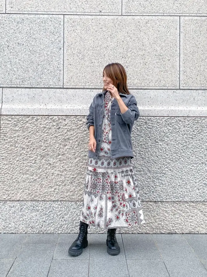 ORIGINATED IN GRACE CONTINENTAL yukimi yonee コーディネート画像