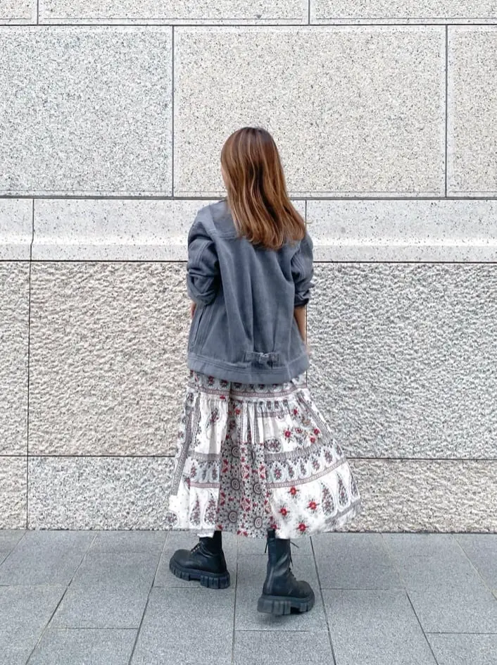 ORIGINATED IN GRACE CONTINENTAL yukimi yonee コーディネート画像