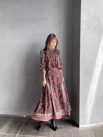 ORIGINATED IN GRACE CONTINENTAL yukimi yonee コーディネート画像