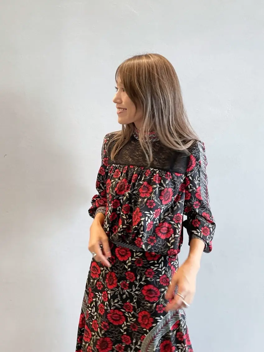 ORIGINATED IN GRACE CONTINENTAL yukimi yonee コーディネート画像