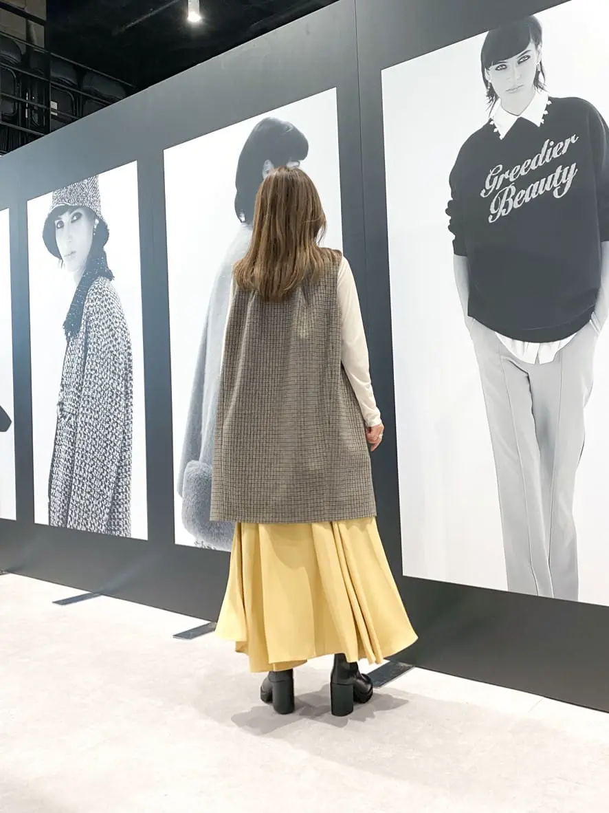 ORIGINATED IN GRACE CONTINENTAL yukimi yonee コーディネート画像