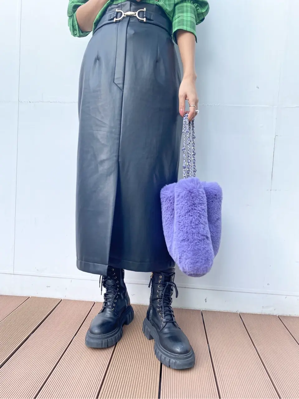 ORIGINATED IN GRACE CONTINENTAL yukimi yonee コーディネート画像