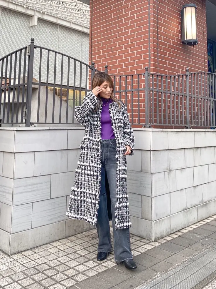 ORIGINATED IN GRACE CONTINENTAL yukimi yonee コーディネート画像