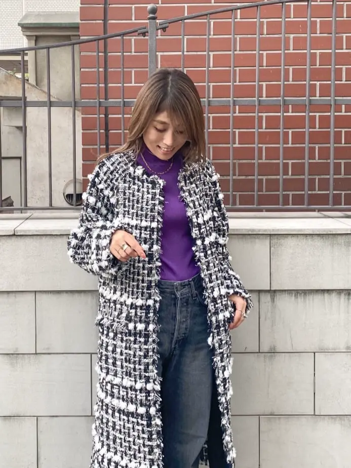 ORIGINATED IN GRACE CONTINENTAL yukimi yonee コーディネート画像