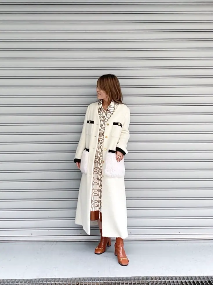 ORIGINATED IN GRACE CONTINENTAL yukimi yonee コーディネート画像