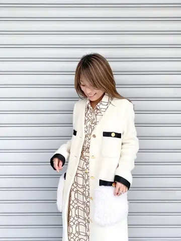 ORIGINATED IN GRACE CONTINENTAL yukimi yonee コーディネート画像