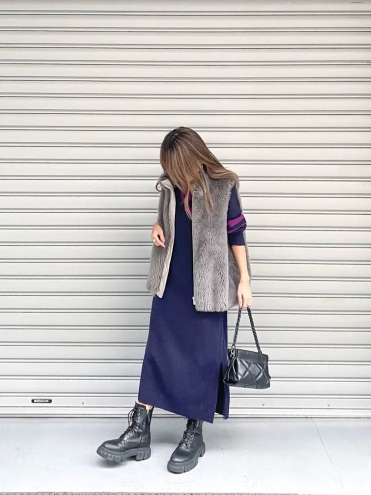 ORIGINATED IN GRACE CONTINENTAL yukimi yonee コーディネート画像