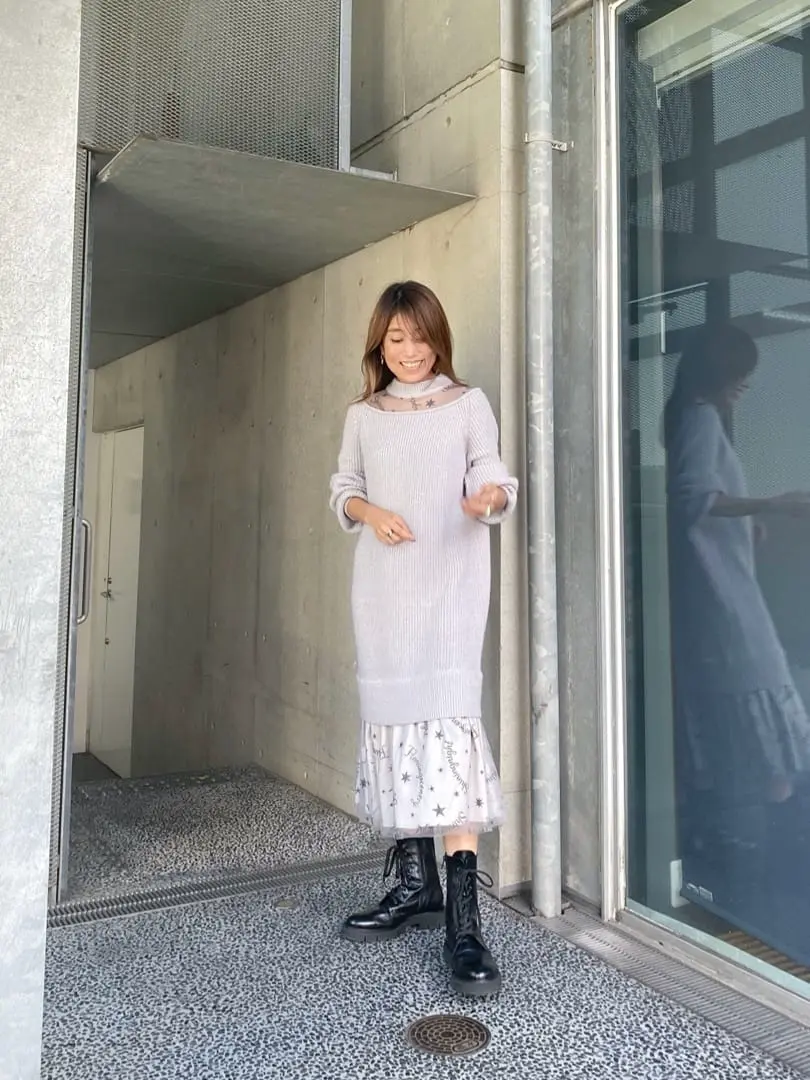 ORIGINATED IN GRACE CONTINENTAL yukimi yonee コーディネート画像