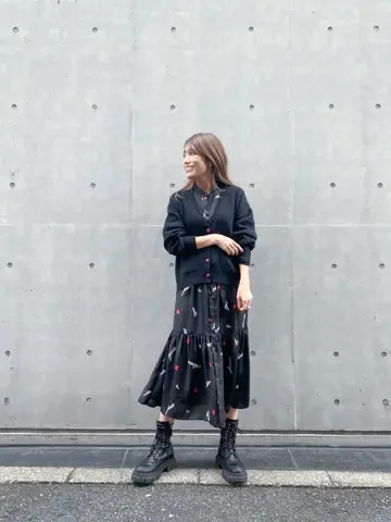 ORIGINATED IN GRACE CONTINENTAL yukimi yonee コーディネート画像