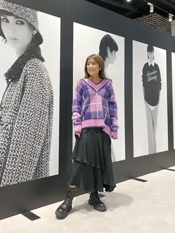 ORIGINATED IN GRACE CONTINENTAL yukimi yonee コーディネート画像