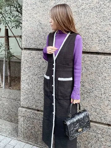 ORIGINATED IN GRACE CONTINENTAL yukimi yonee コーディネート画像