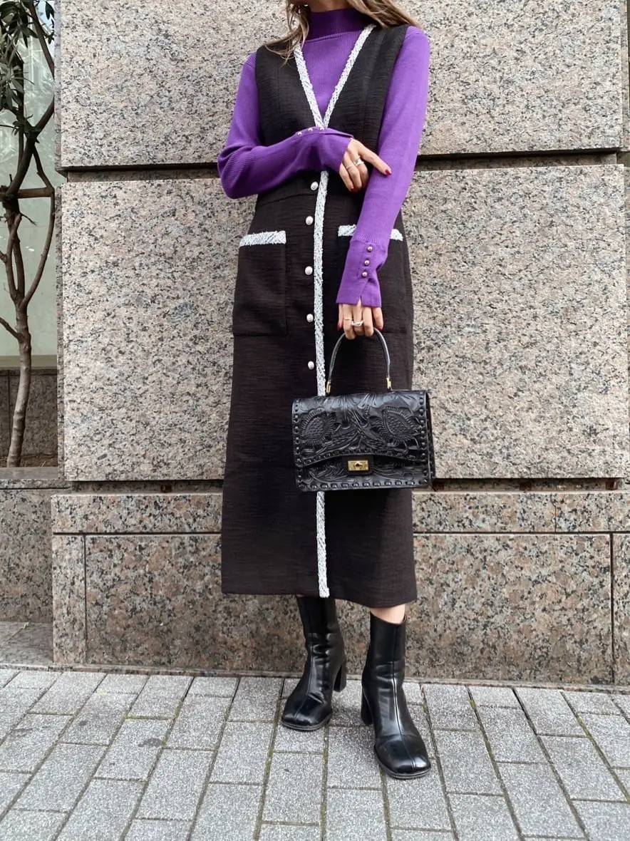 ORIGINATED IN GRACE CONTINENTAL yukimi yonee コーディネート画像