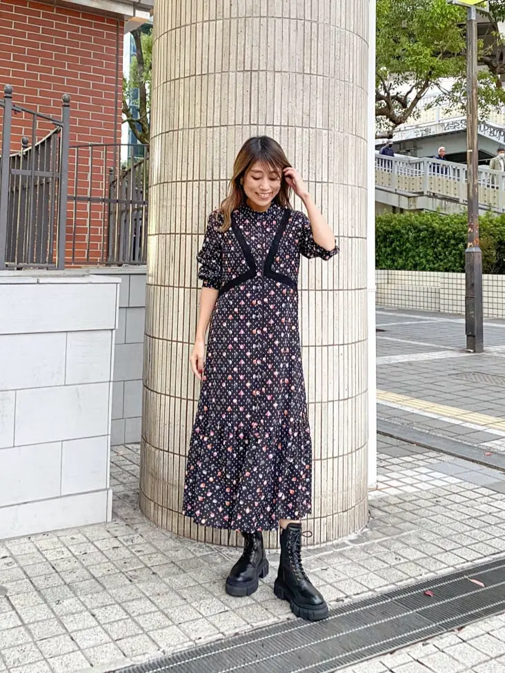 ORIGINATED IN GRACE CONTINENTAL yukimi yonee コーディネート画像