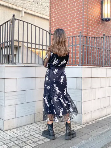 ORIGINATED IN GRACE CONTINENTAL yukimi yonee コーディネート画像