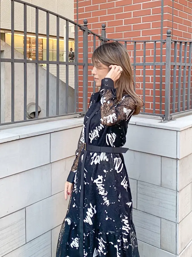 ORIGINATED IN GRACE CONTINENTAL yukimi yonee コーディネート画像