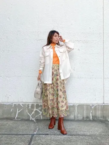 ORIGINATED IN GRACE CONTINENTAL yukimi yonee コーディネート画像