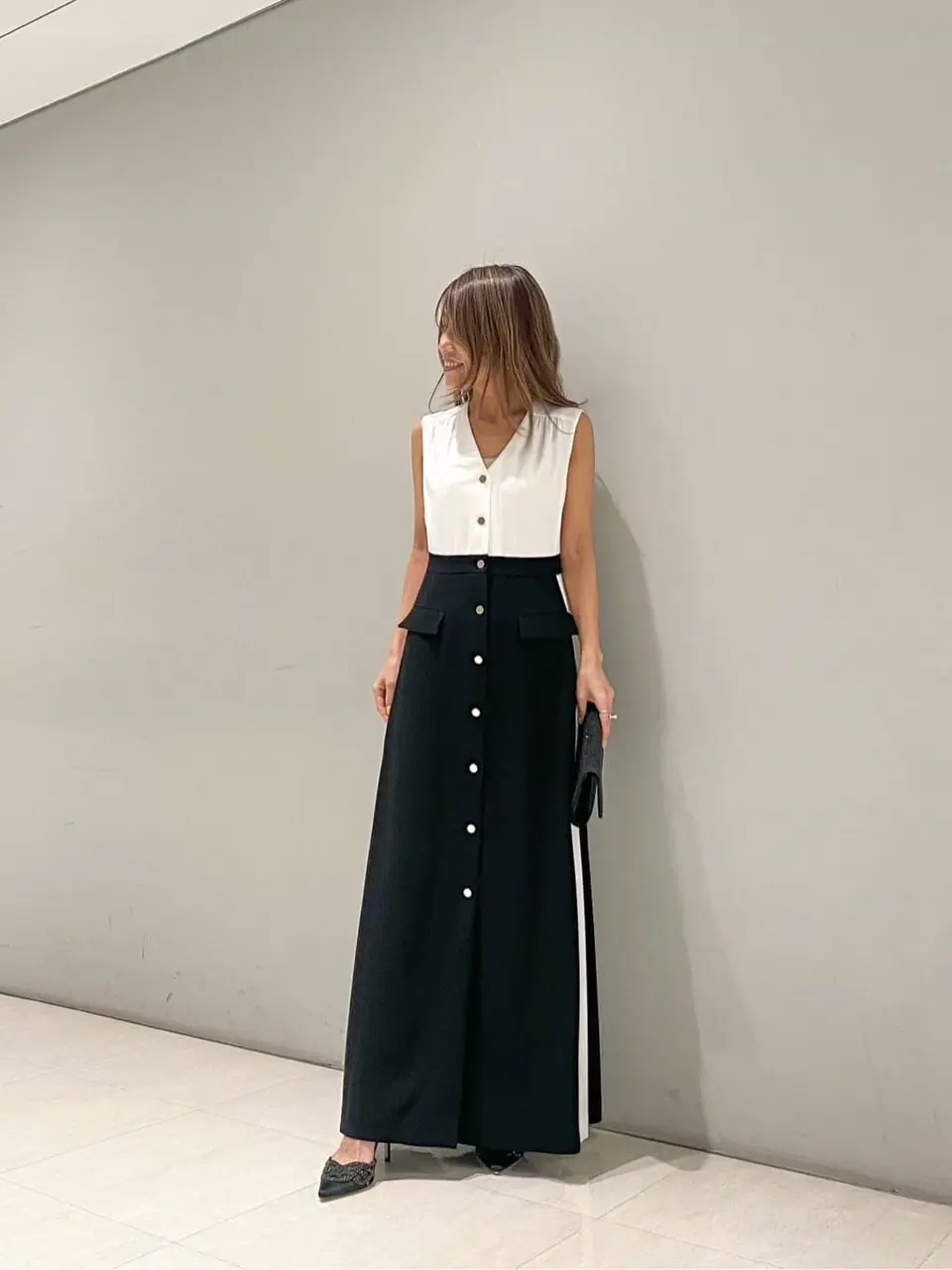 ORIGINATED IN GRACE CONTINENTAL yukimi yonee コーディネート画像