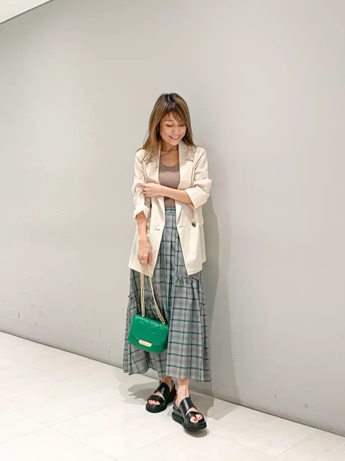 ORIGINATED IN GRACE CONTINENTAL yukimi yonee コーディネート画像