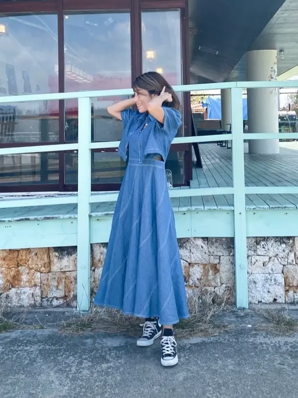 ORIGINATED IN GRACE CONTINENTAL yukimi yonee コーディネート画像