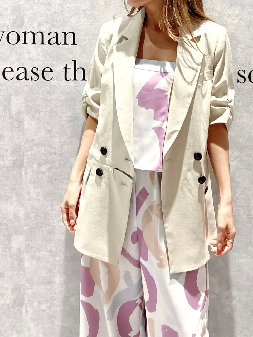 ORIGINATED IN GRACE CONTINENTAL yukimi yonee コーディネート画像