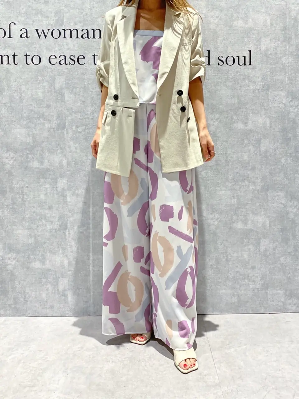 ORIGINATED IN GRACE CONTINENTAL yukimi yonee コーディネート画像