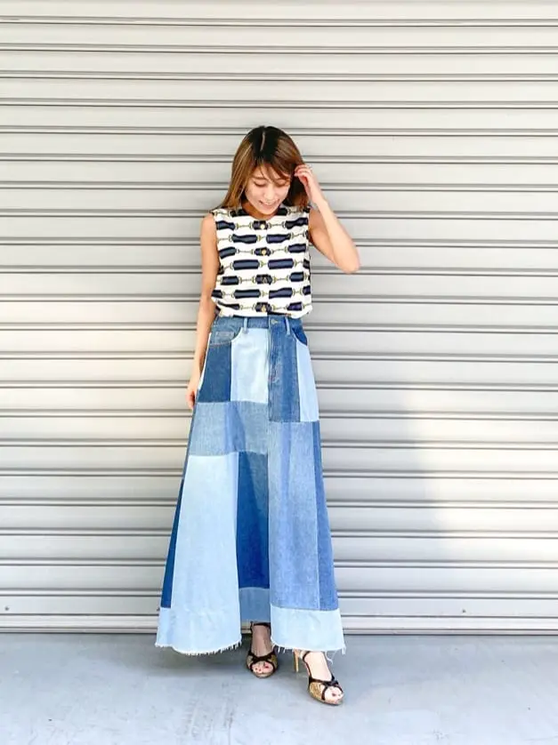 ORIGINATED IN GRACE CONTINENTAL yukimi yonee コーディネート画像