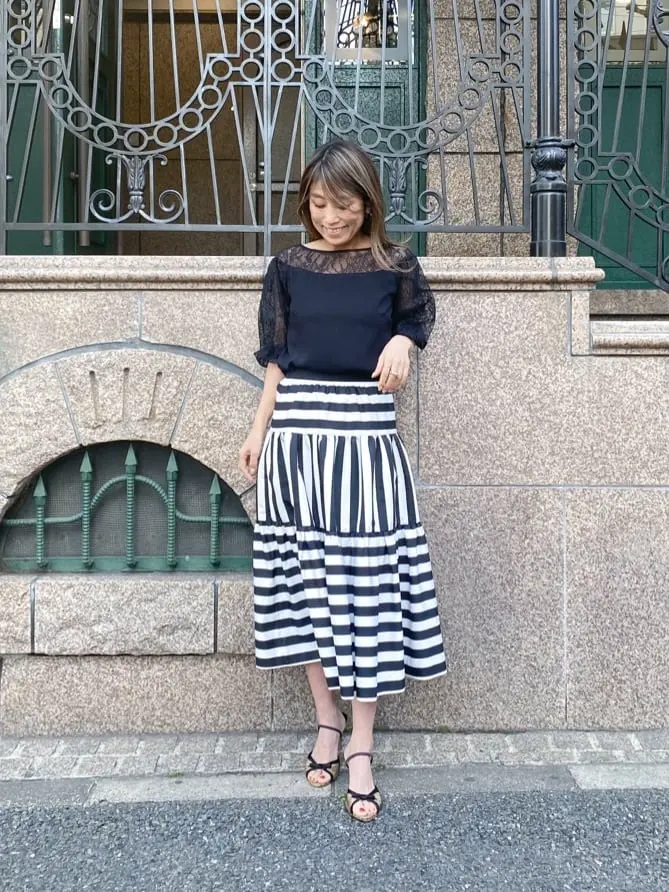 ORIGINATED IN GRACE CONTINENTAL yukimi yonee コーディネート画像