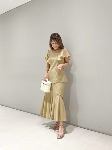 ORIGINATED IN GRACE CONTINENTAL yukimi yonee コーディネート画像