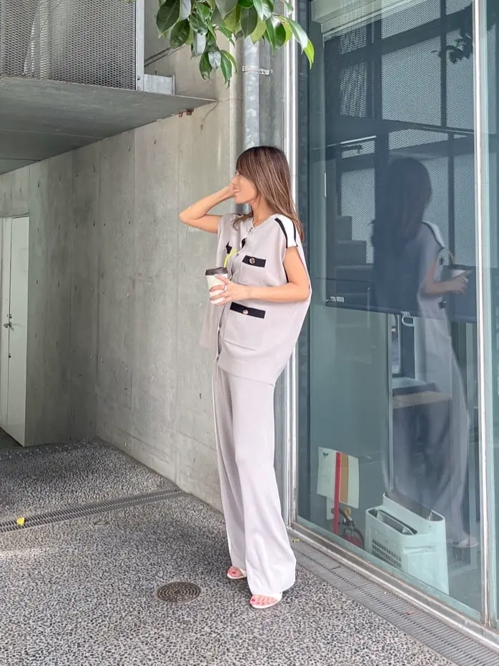 ORIGINATED IN GRACE CONTINENTAL yukimi yonee コーディネート画像